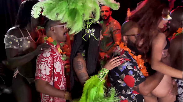 anus stretching at our brazilian carnaval fuck party