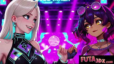 Download Video - FUTA 3DX - Wild Festival Futa Babes Hard Doggystyle Fuck