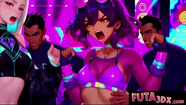 FUTA 3DX - Wild Festival Futa Babes Hard Doggystyle Fuck