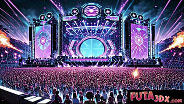 FUTA 3DX - Wild Festival Futa Babes Hard Doggystyle Fuck