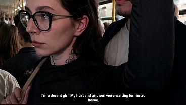 Download Video - A stranger groped me on a public bus&excl; He inserted a shaft into my virgin asshole&excl; &lbrack;AI&rsqb;