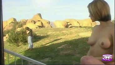 She was outside hanging out by herself when this experienced man came to fuck her