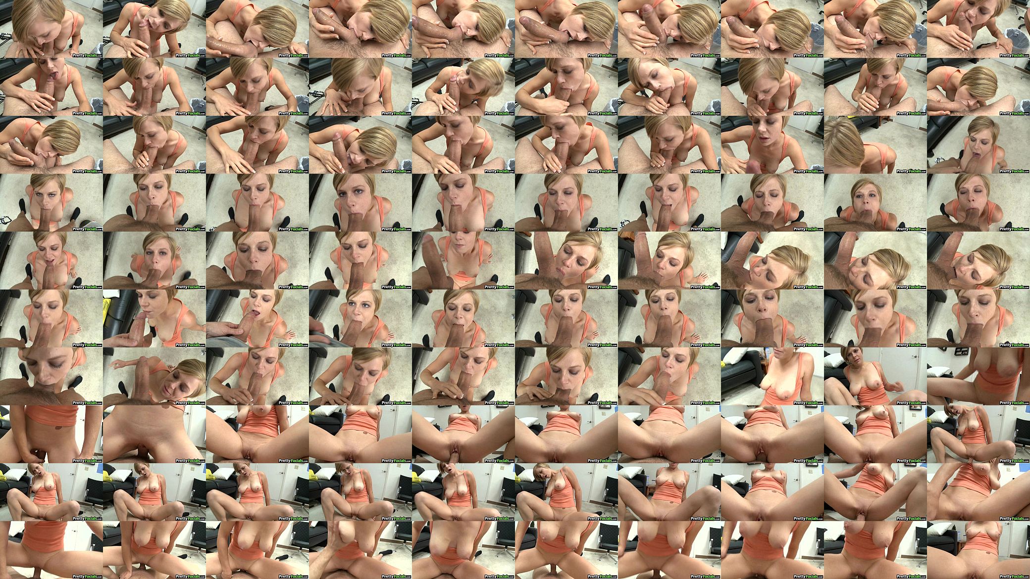 Short hair blonde facial video Tracy Lee 1 2.3 预览图