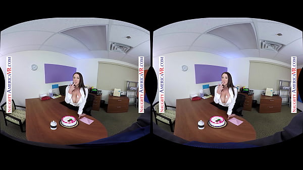 Angela White fucks co-worker as birthday gift
