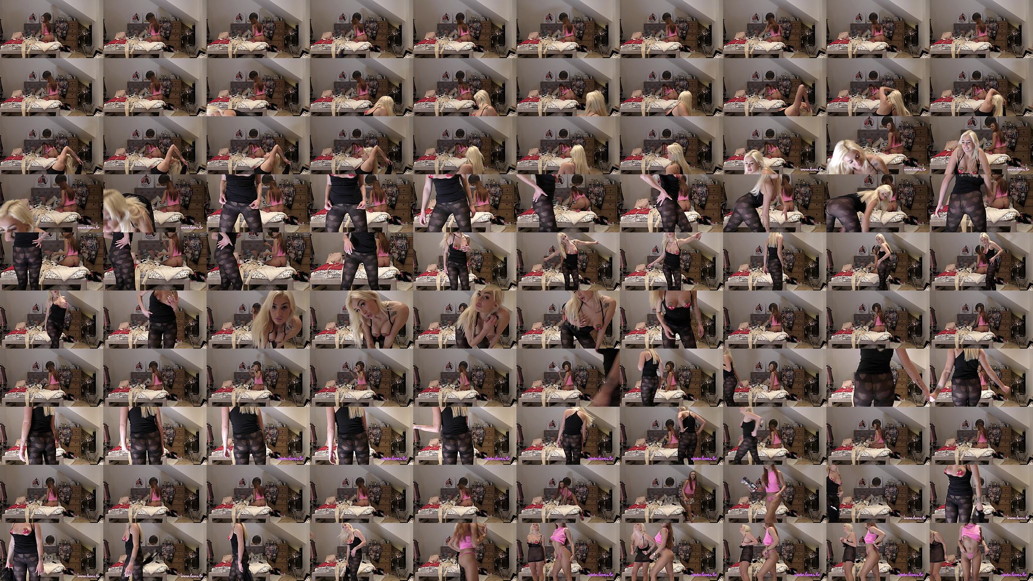 See through Leggings, Pasties on Revealing Tits, Funny and Sexy Leon`s Angels are at home with the tiniest thongs, Daisy, Lucy and Sylvia Once again try on haul 预览图