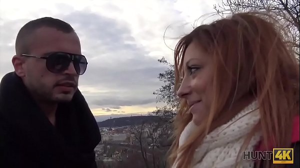 HUNT4K. Redhead always wanted to try sex for money with stranger