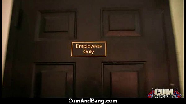 Nasty black girl grouped and facialed 26