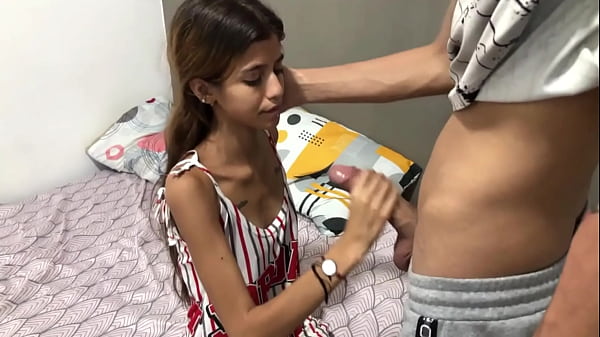 I convince my sexy stepsister to fuck us while my parents are not home.-FULL STORY