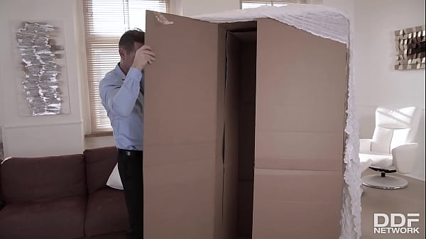 Blonde Babe in a Box