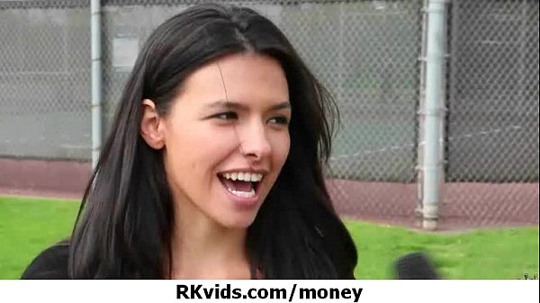 Desperate teen naked in public and fucks to pay rent 6