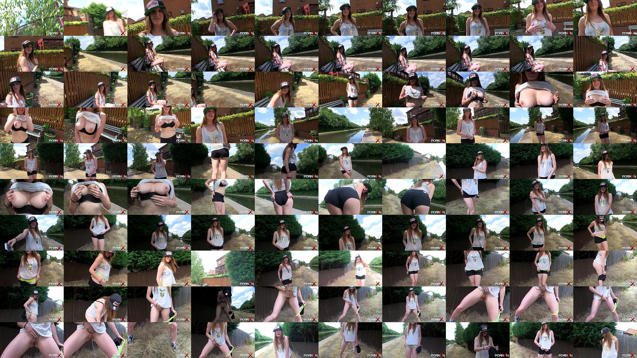 Chesty Samantha Bently pissing in public 预览图