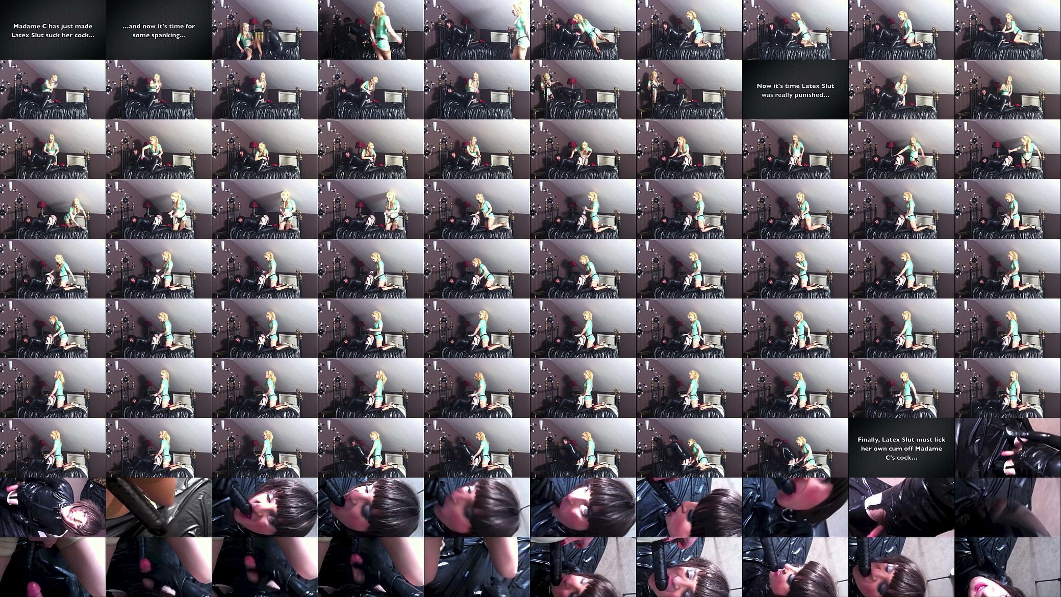 Latex sissy slut panked and strapon fucked 预览图