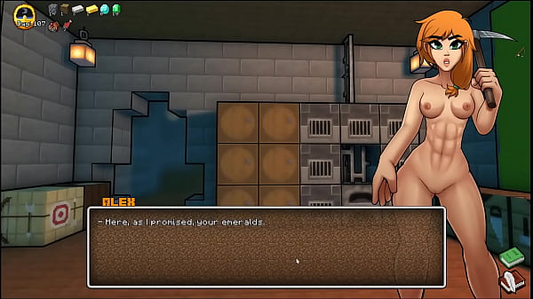 HornyCraft [ Parody Hentai game PornPlay ] Ep.28 Alex in cooking apron gave me a hard boner