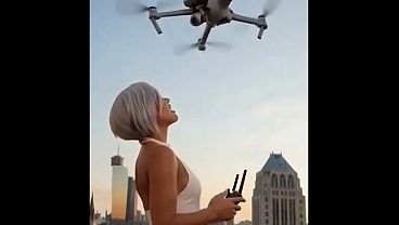 VixenVictoria Dances Freaky for the Drone, Wind Steals It, Then Fucks You Quiet So You Don&rsquo;t Talk - AI Generated