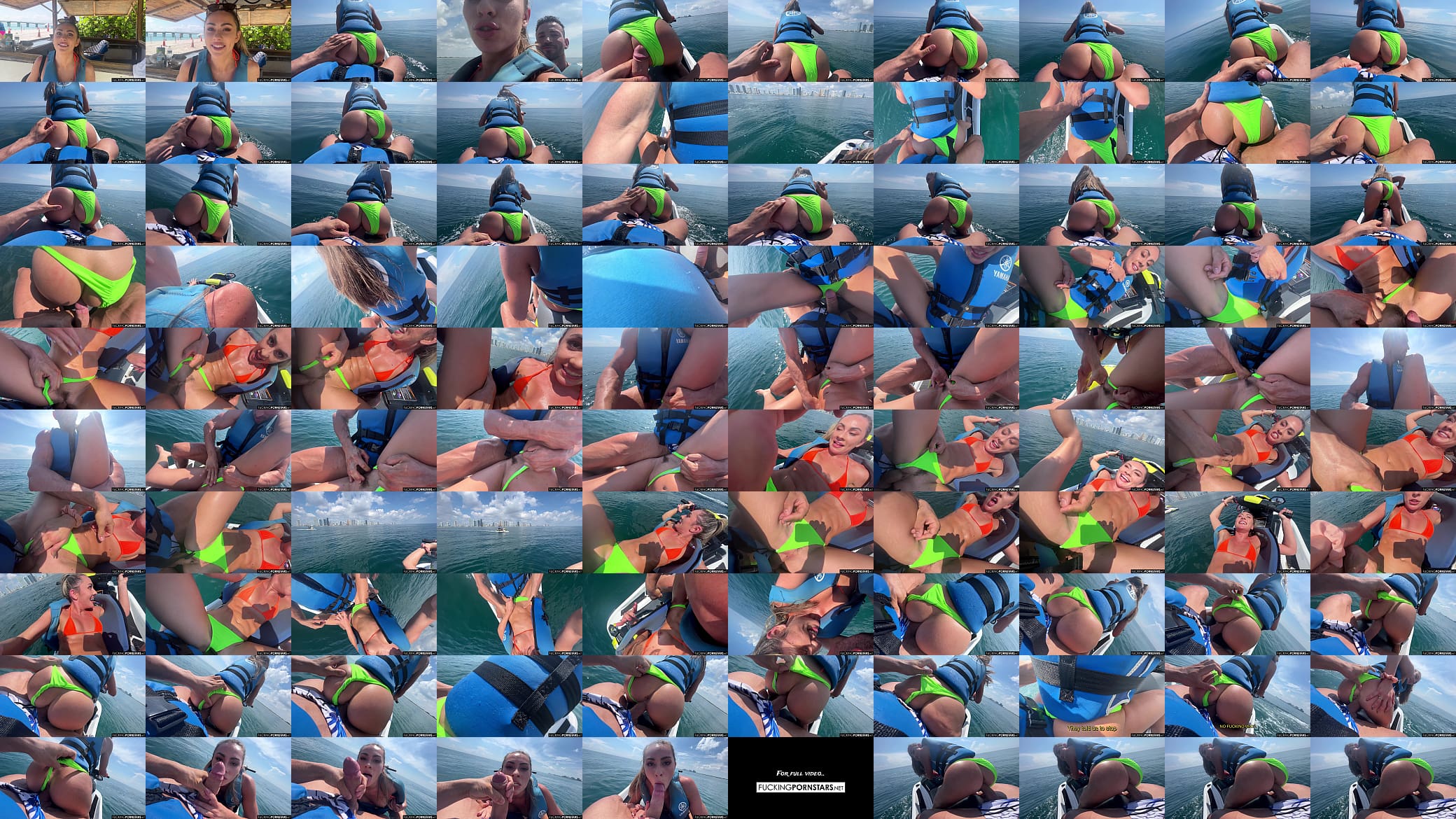 JetSki POV Fuck With Wild Mackenzie Mace And Aquatic Voyeurs. I LOVE MIAMI!! 预览图