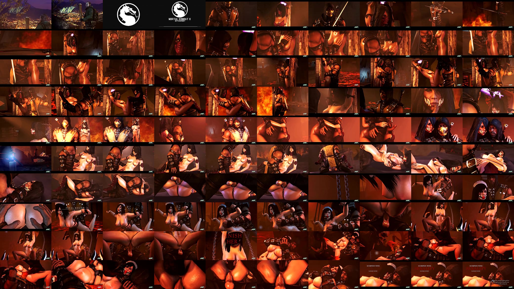 (mortal kombat)mileena get Fuck with scorpion 预览图