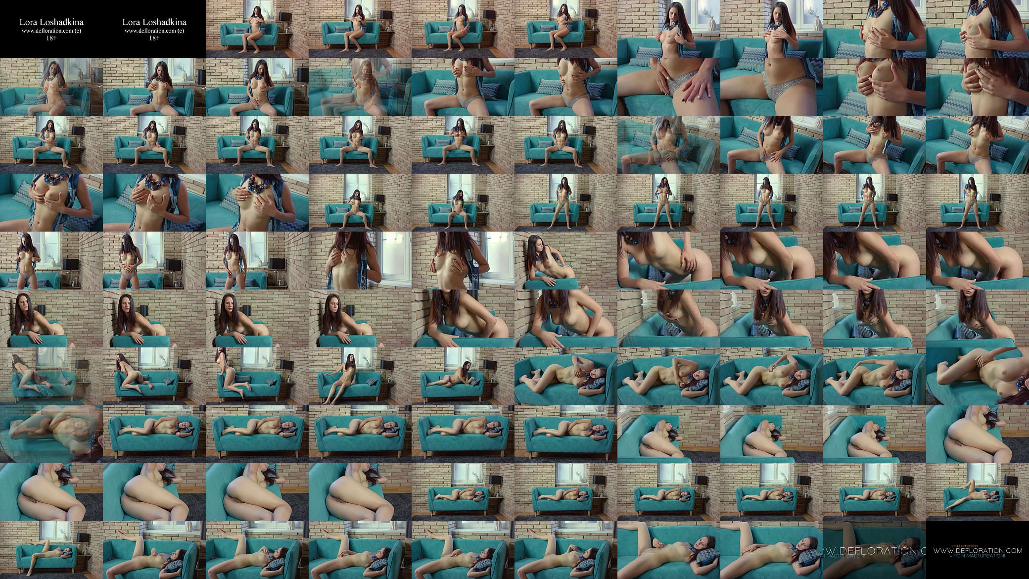 Big tits virgin brunette babe Lora Loshadkina orgasming 预览图