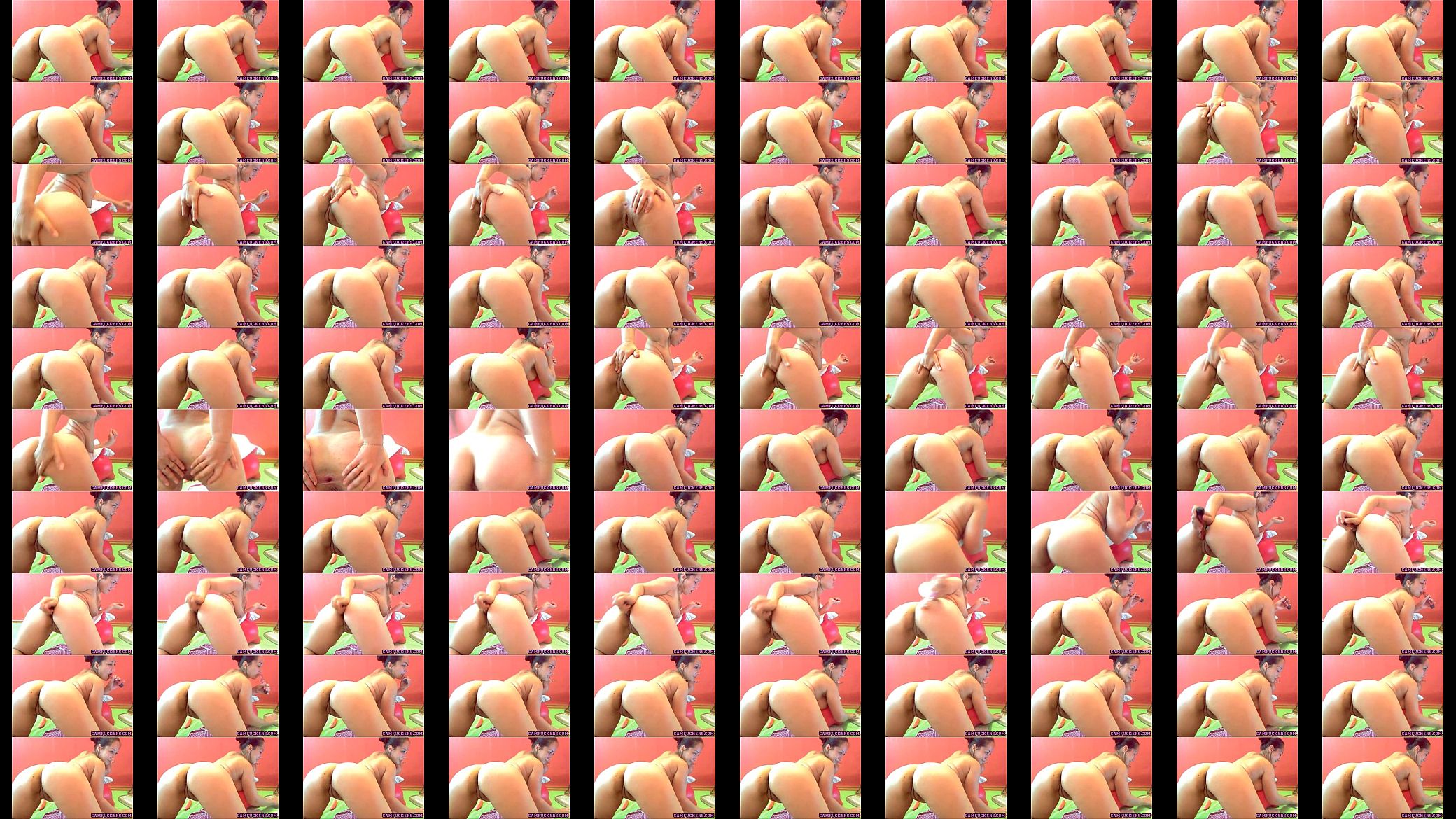Russian babe dildos her plump round ass on webcam 预览图