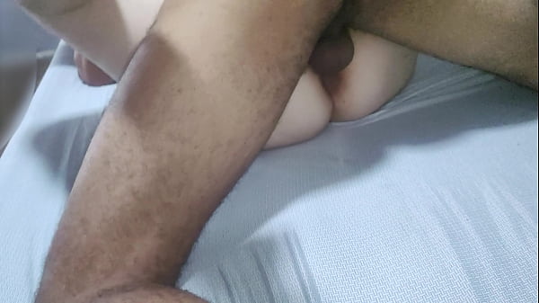 The wife humiliates the cuckold by ordering him to record himself like a servant while she enjoys herself with her boyfriend.