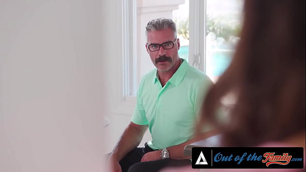 OUT OF THE FAMILY - Lilith Grace Tricks Stepdad Into POV Anal and Creampie On Kitchen Counter