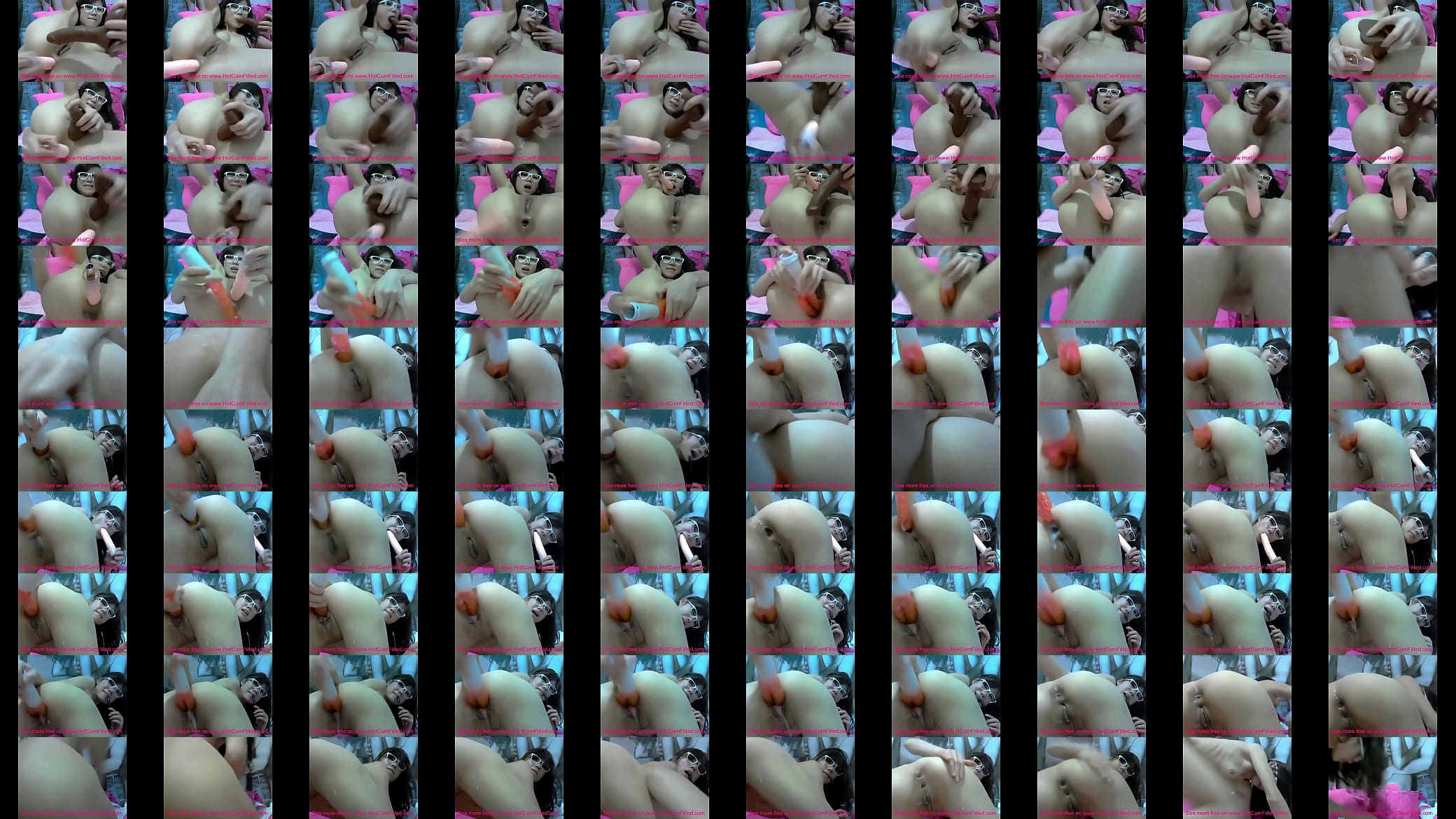 Hot Chinese Girl Double Dildo on Webcam 预览图