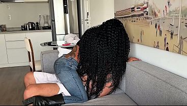 SHE LIKES TO GET IN ROUGH SEX AFTER WORK - HOT Tattooed Brunette Ready For Hardcore Fuck Cowgirl ride and Doggy Style BTS
