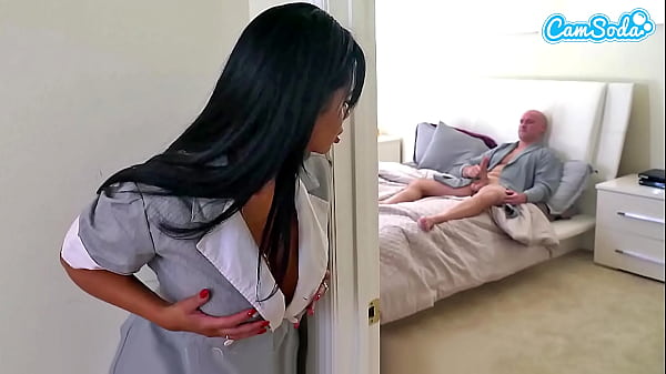 Big Tits Latina Maid Busted Masturbating Has To...