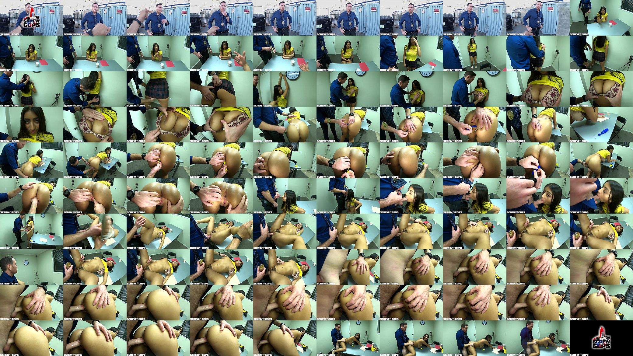 Screw the Cops - Latina bad girl gives a cop a blowjob 预览图