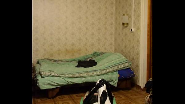 Guy's gymnastics in white leggings and jerking ...