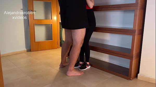 Cleaning at my boss's house, he fucks me fast and makes me pregnant cumshot creampie