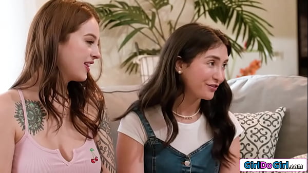 Stepsisters thank stepmom by licking her
