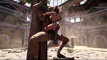 The Hidden Ancient Idol Came Alive Before Lara – 3D Fantasy Game
