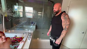 YOUNG BIG TIT REDHEAD MADE TO FUCK IN THE TUB AND SHOWER