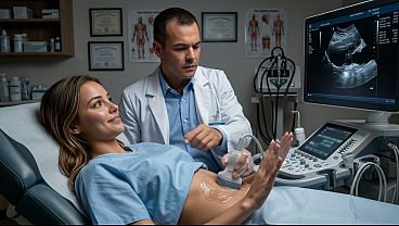 BEAUTIFUL WOMAN WANTS TO GET PREGNANT AND HER GYNECOLOGIST TAKES ADVANTAGE OF IT TO FUCK HER, PORN IN SPANISH- AI PORN