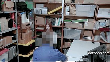 The Guard Spotted The Tag On My Stolen Panties So I Let Him Fuck Me