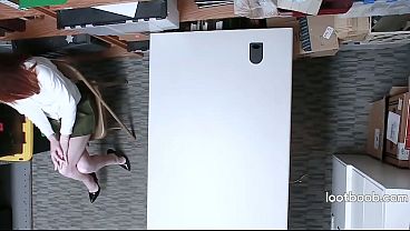 The Guard Spotted The Tag On My Stolen Panties So I Let Him Fuck Me