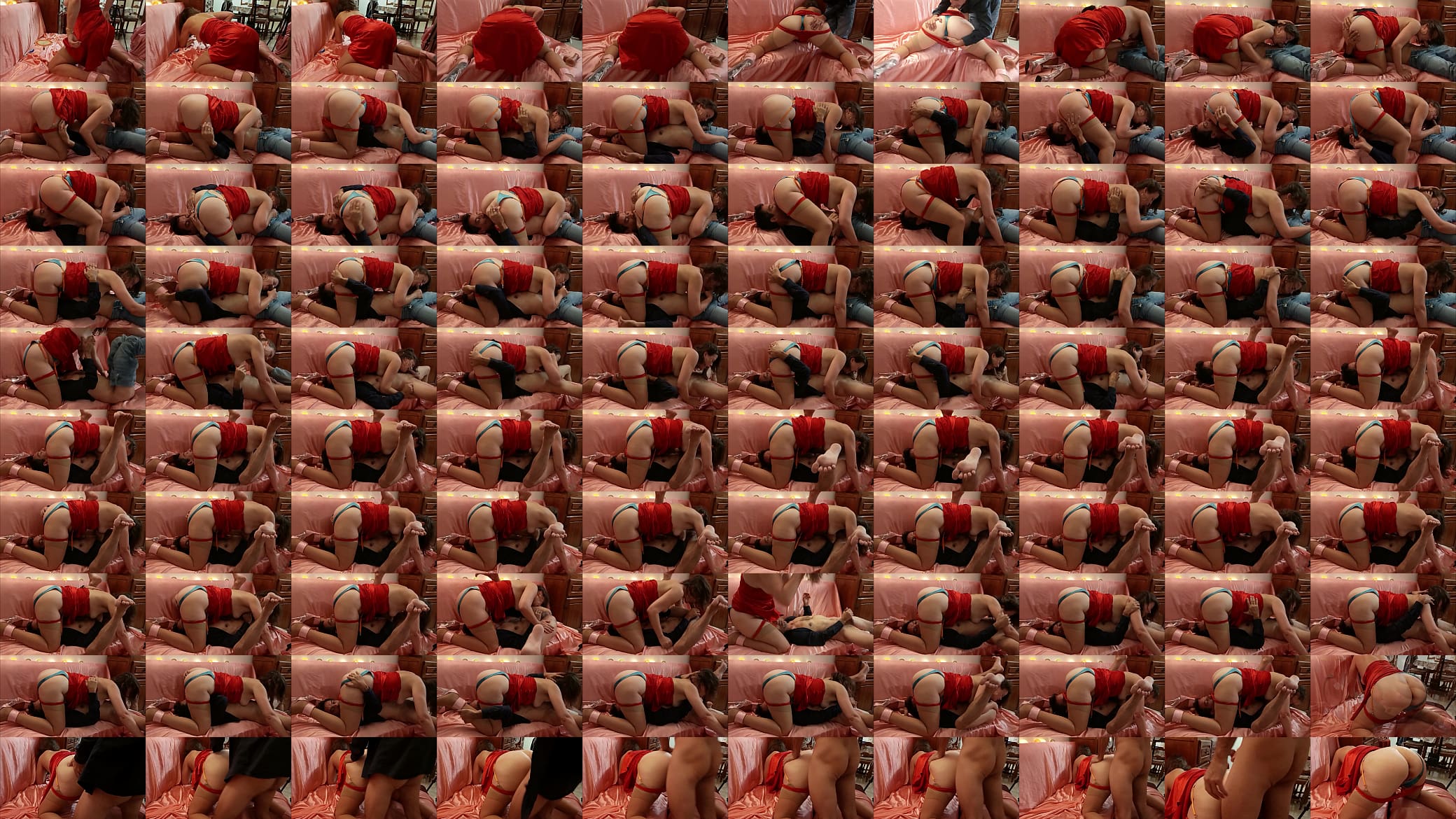 2254tec02 - French Amateur Slut, Clothed Sex, Satin Lingerie, Deepthroat, Rimming, Doggystyle, Closeup, Dirty Talk, POV 预览图