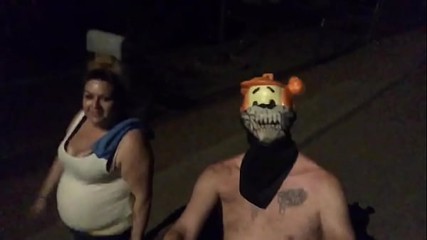 My sexy self mobil in my hood with mask