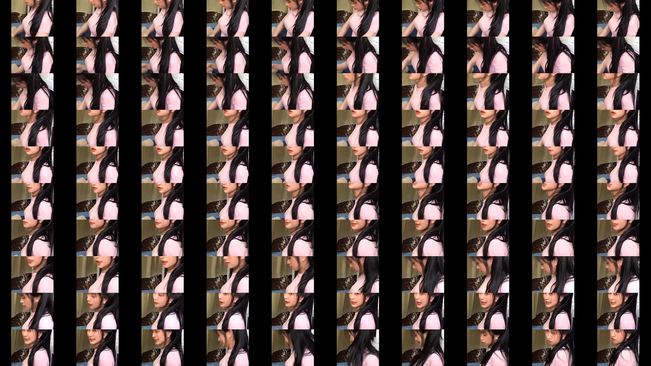 Asian girl in room 预览图