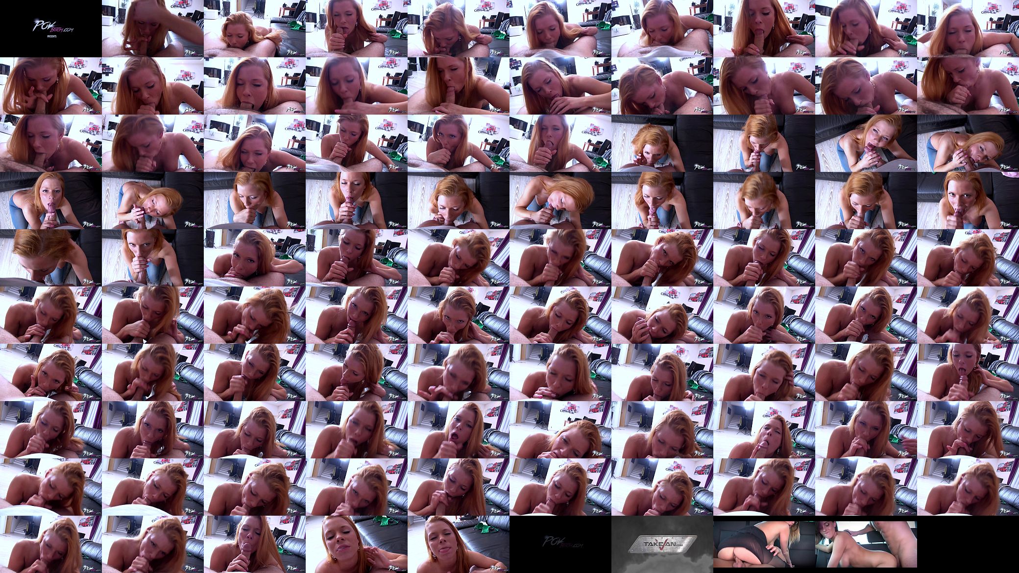 Cocksucking young redhead swallow loads of cum 预览图