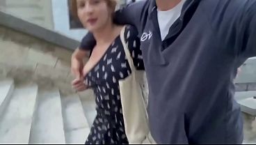 Outside fuck in Paris with Andrea High