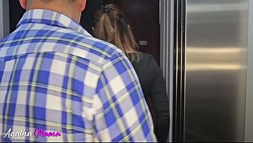 I invited him for coffee and we ended up in bed, him fucking my pussy and my ass, and he even came in my mouth (FULL VIDEO ON RED)