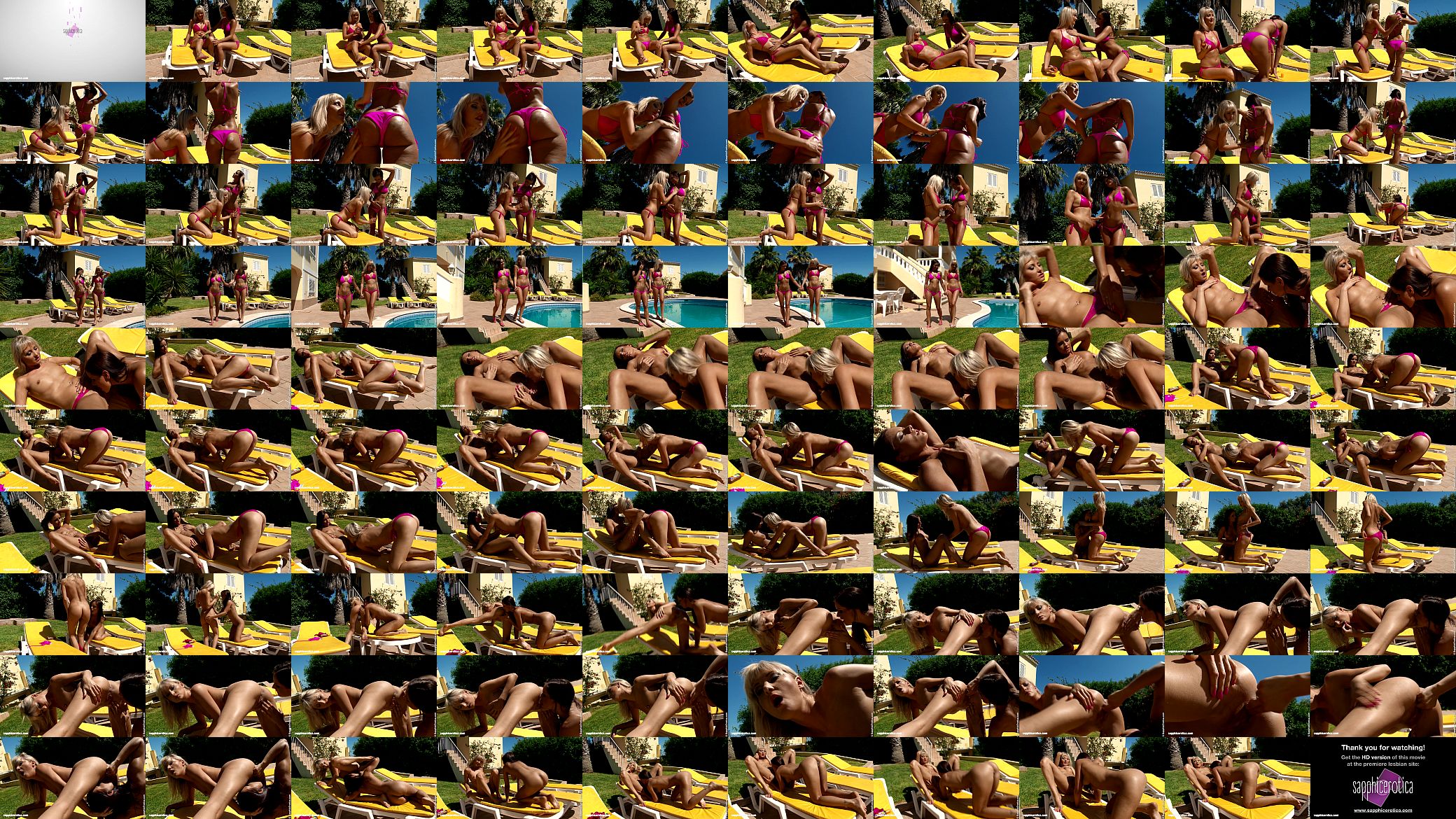 Bronzing Lovers by Sapphic Erotica - lesbian love porn with Lena - Kari 预览图