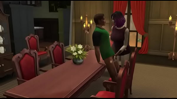 Teasing and kissing