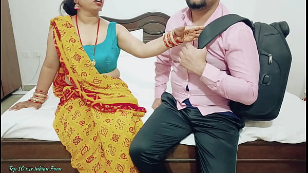 Desi Indian Big Boobs step Mom teaches her StepSon How to fuck when not at home ( Hindi Audio )