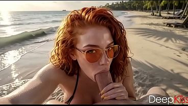 At the beach, my friend gave me a deep blowjob after we’d had a few cocktails. She clearly knows how to work a cock — her tongue is incredibly nimble[AI]