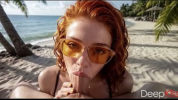 At the beach, my friend gave me a deep blowjob after we’d had a few cocktails. She clearly knows how to work a cock — her tongue is incredibly nimble[AI]