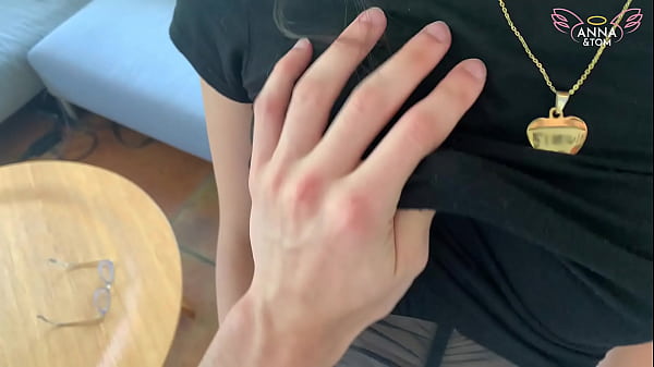 Teasing Turns into a Fuck with Amazing Cumshot on Her Lingerie and Back