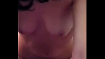 Amateur slut made a homemade video riding until she got cum on her face.
