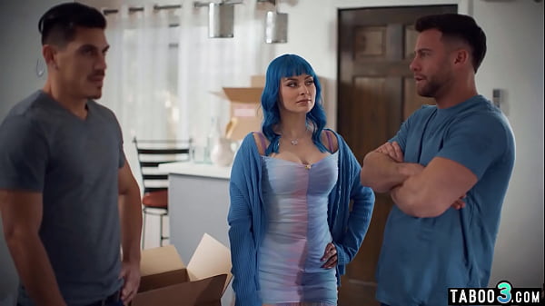 Download Video - Angry blue haired busty slut Jewelz Blu testing her horny buyers big cock